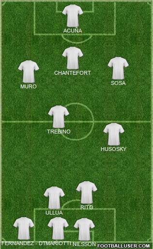 World Cup 2010 Team Formation 2012
