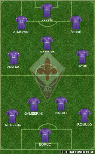 Fiorentina Formation 2012