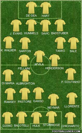 Pro Evolution Soccer Team Formation 2012