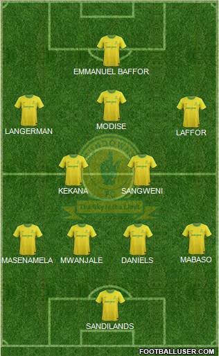 Mamelodi Sundowns football formation