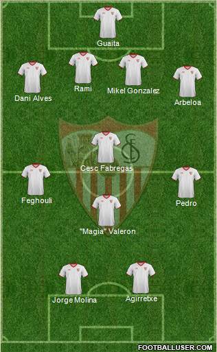 Sevilla F.C., S.A.D. Formation 2012
