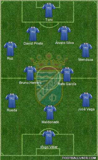 Xerez C.D., S.A.D. Formation 2012