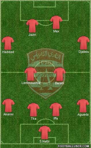 Club Africain Tunis Formation 2012