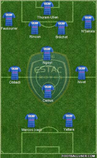 Esperance Sportive Troyes Aube Champagne Formation 2012