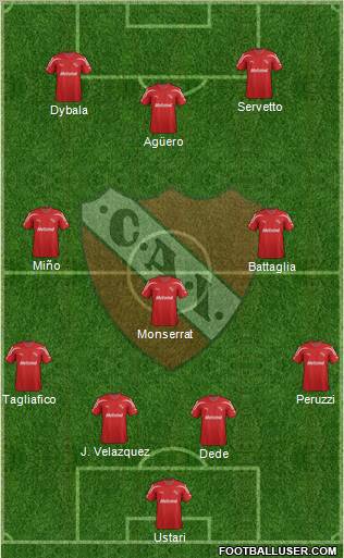 Independiente Formation 2012