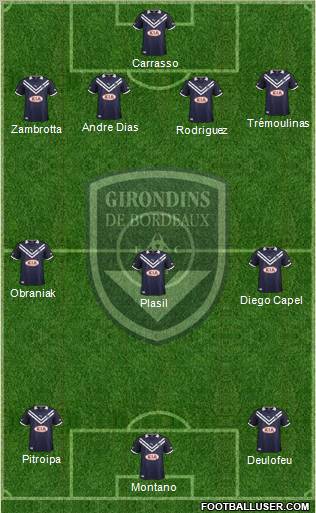 FC Girondins de Bordeaux Formation 2012