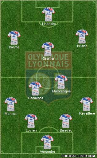 Olympique Lyonnais Formation 2012