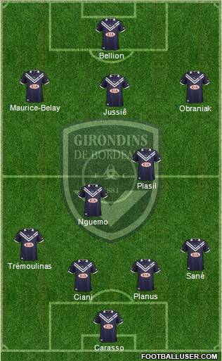 FC Girondins de Bordeaux Formation 2012