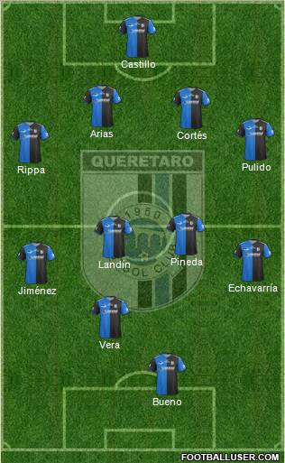Club de Fútbol Gallos Blancos Formation 2012