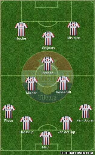 Willem II Formation 2012