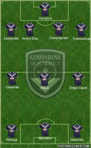 FC Girondins de Bordeaux Formation 2012