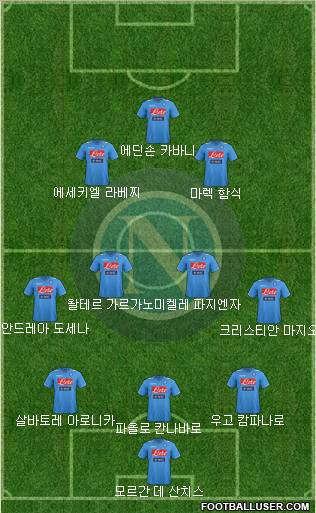 Napoli Formation 2012