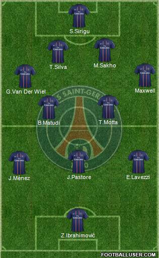 Paris Saint-Germain Formation 2012