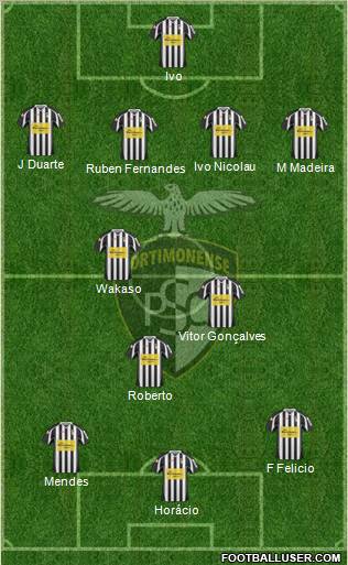 Portimonense Sporting Clube Formation 2012