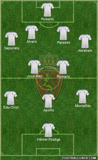 R. Zaragoza S.A.D. Formation 2012