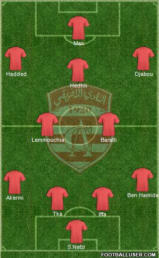 Club Africain Tunis Formation 2012