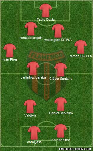 Flamengo EC de Arcoverde Formation 2012