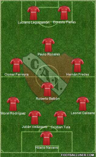 Independiente Formation 2012