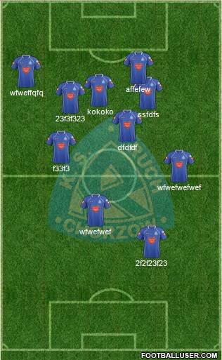 Ruch Chorzow Formation 2012