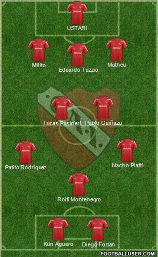 Independiente Formation 2012