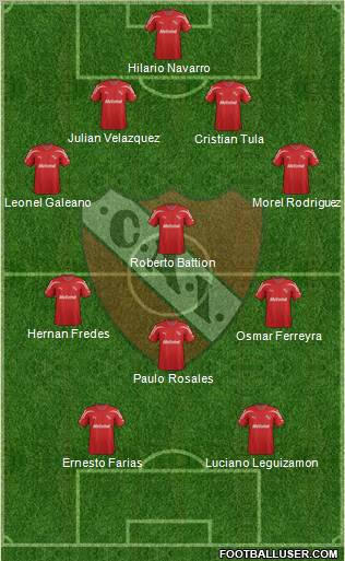 Independiente Formation 2012