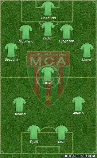 Mouloudia Club d'Alger Formation 2012