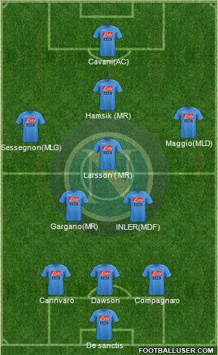 Napoli Formation 2012