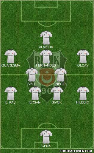 Besiktas JK Formation 2012