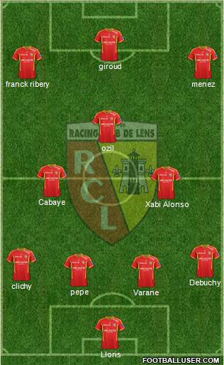 Racing Club de Lens Formation 2012