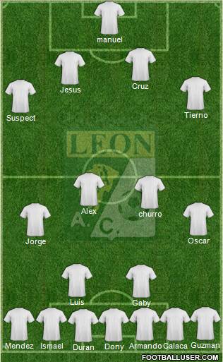 Club Cachorros León Formation 2012