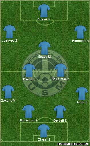 Union Sportive Monastirienne Formation 2012