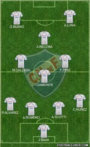 Club Nacional de Football Formation 2012