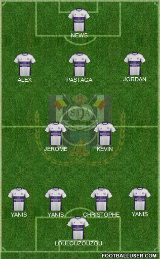 RSC Anderlecht Formation 2012