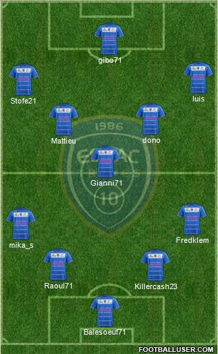 Esperance Sportive Troyes Aube Champagne Formation 2012