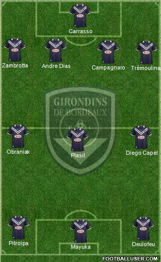 FC Girondins de Bordeaux Formation 2012