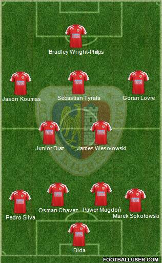 Piast Gliwice Formation 2012