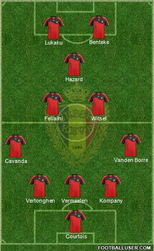 Belgium Formation 2012