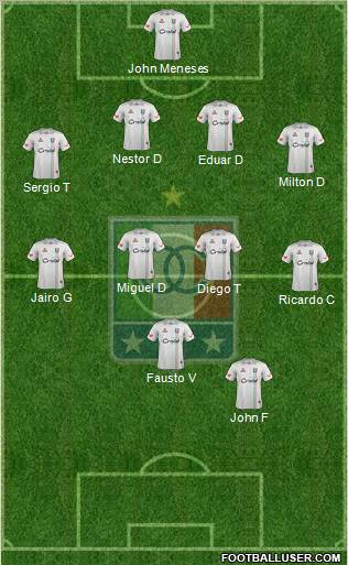 CD Once Caldas Formation 2012