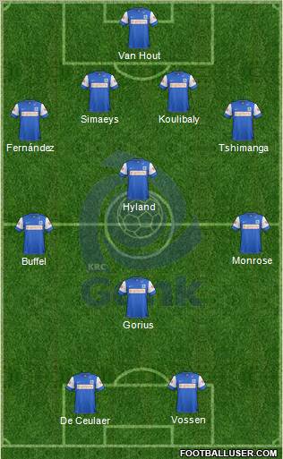 K Racing Club Genk Formation 2012