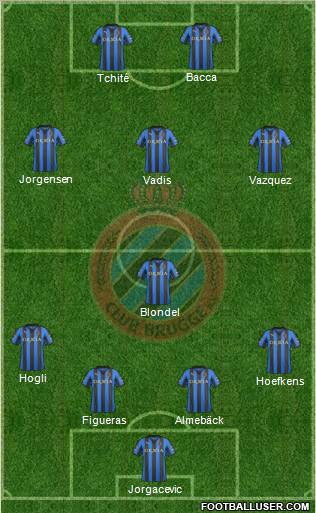 Club Brugge KV Formation 2012
