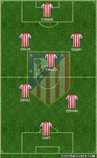 C. Atlético Madrid S.A.D. Formation 2012