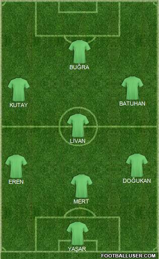Pro Evolution Soccer Team Formation 2012
