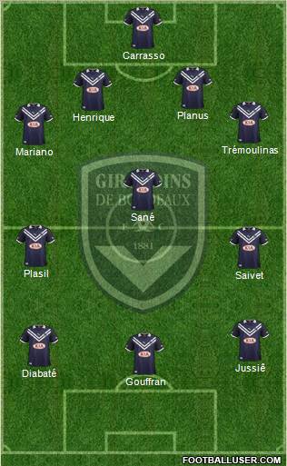 FC Girondins de Bordeaux Formation 2012