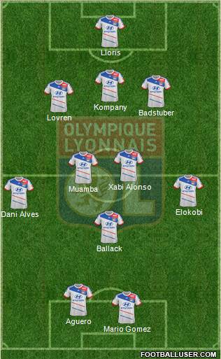 Olympique Lyonnais Formation 2012
