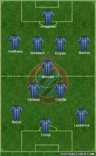Club Brugge KV Formation 2012