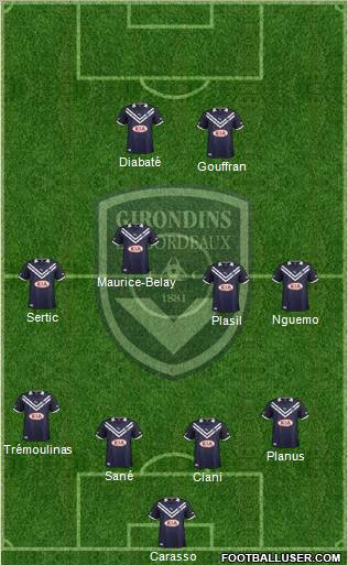 FC Girondins de Bordeaux Formation 2012
