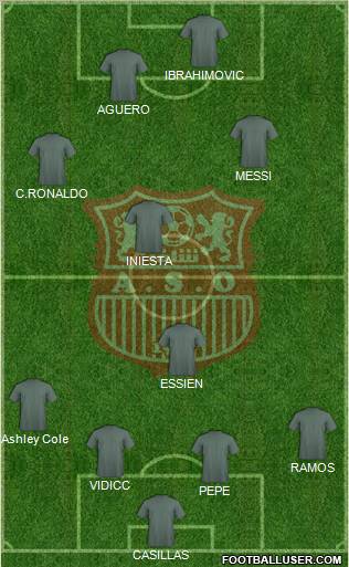 Amel Saad Olympic Chlef football formation