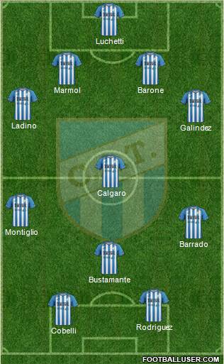 Atlético Tucumán Formation 2012