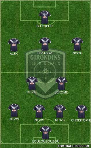 FC Girondins de Bordeaux Formation 2012