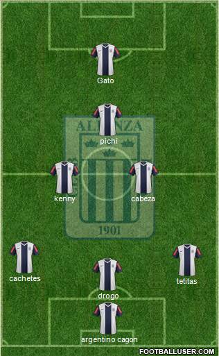 C Alianza Lima Formation 2012